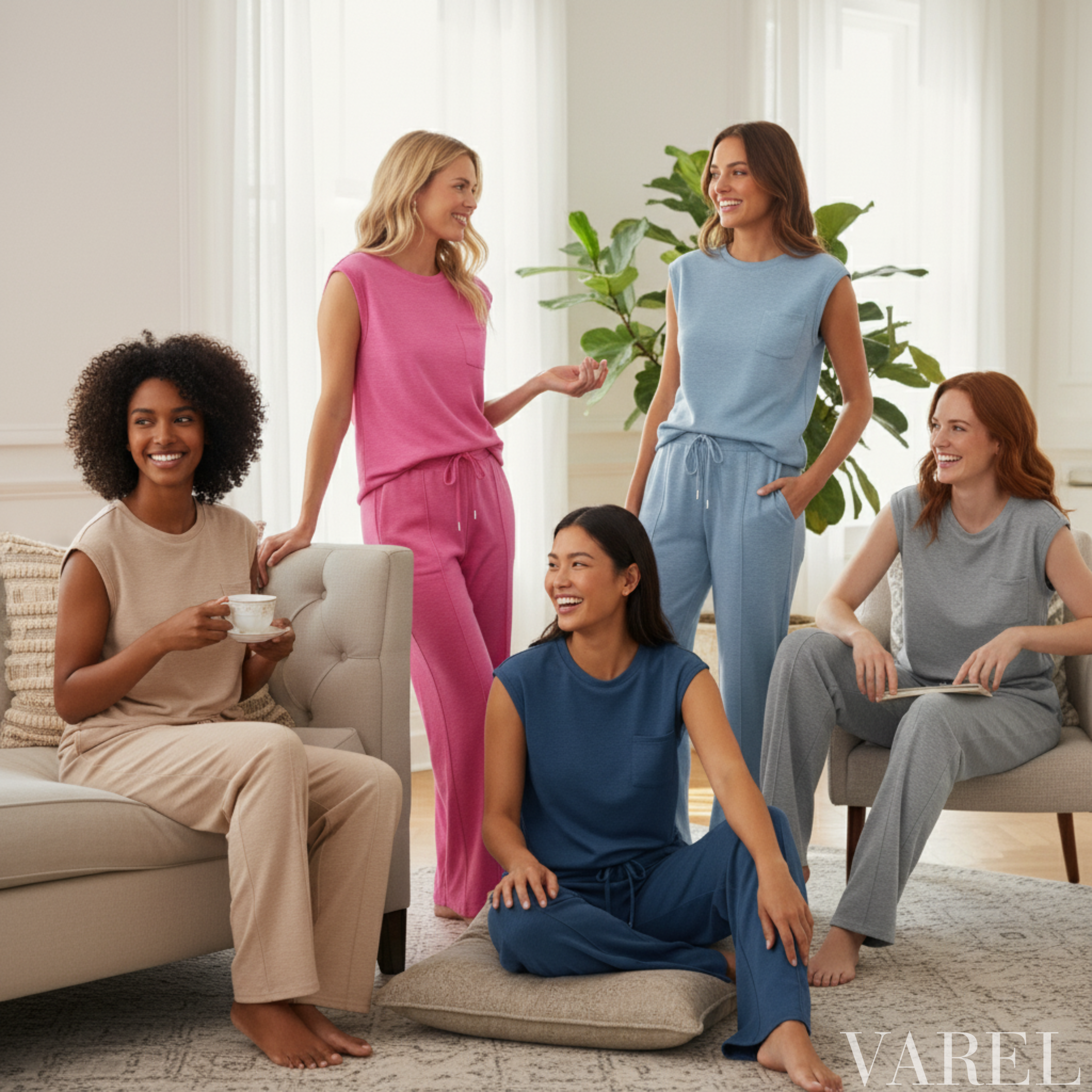 Tryme - Casual Soft Lounge Co‑Ord