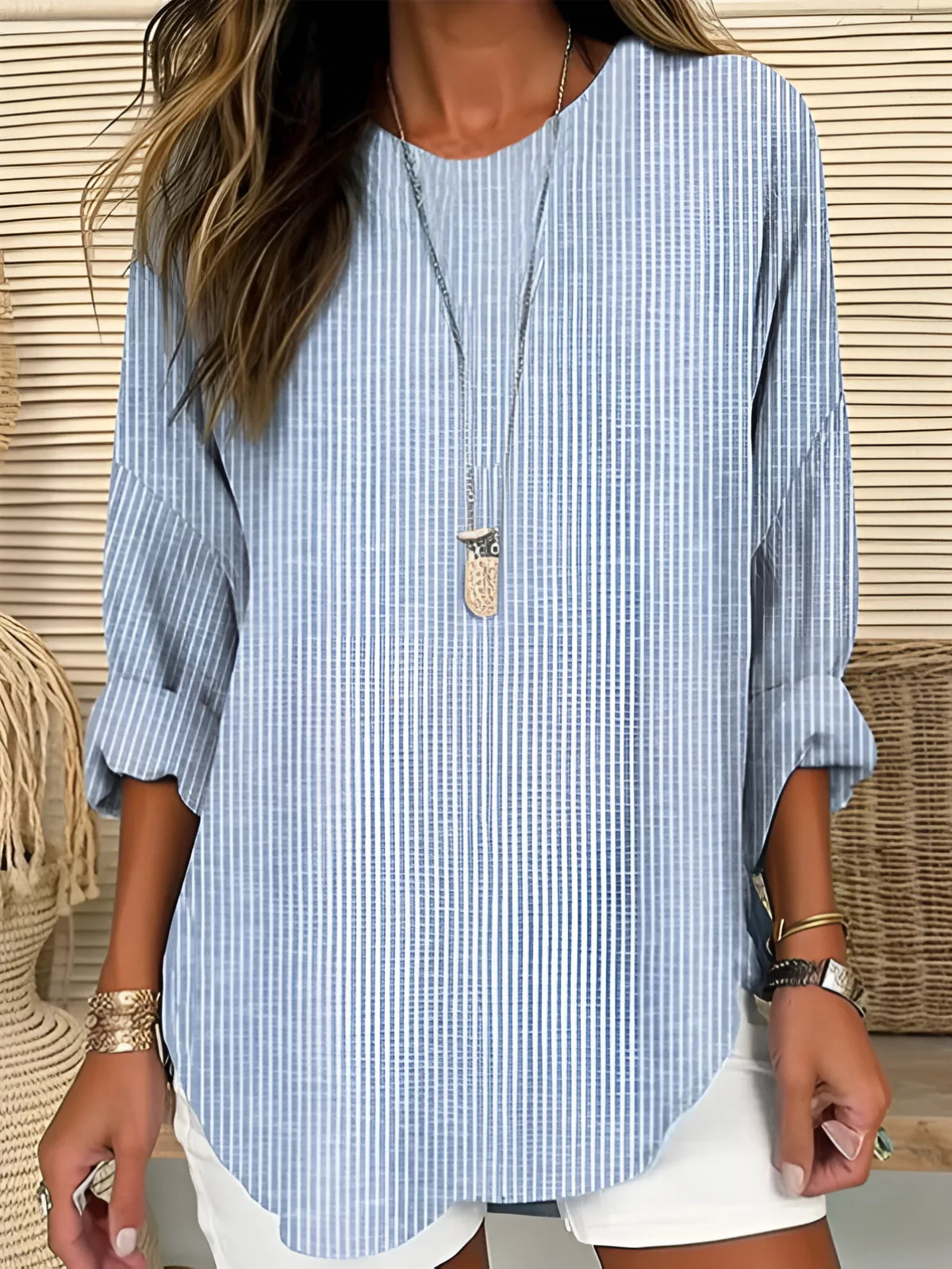 Ria - Stylish Striped Top