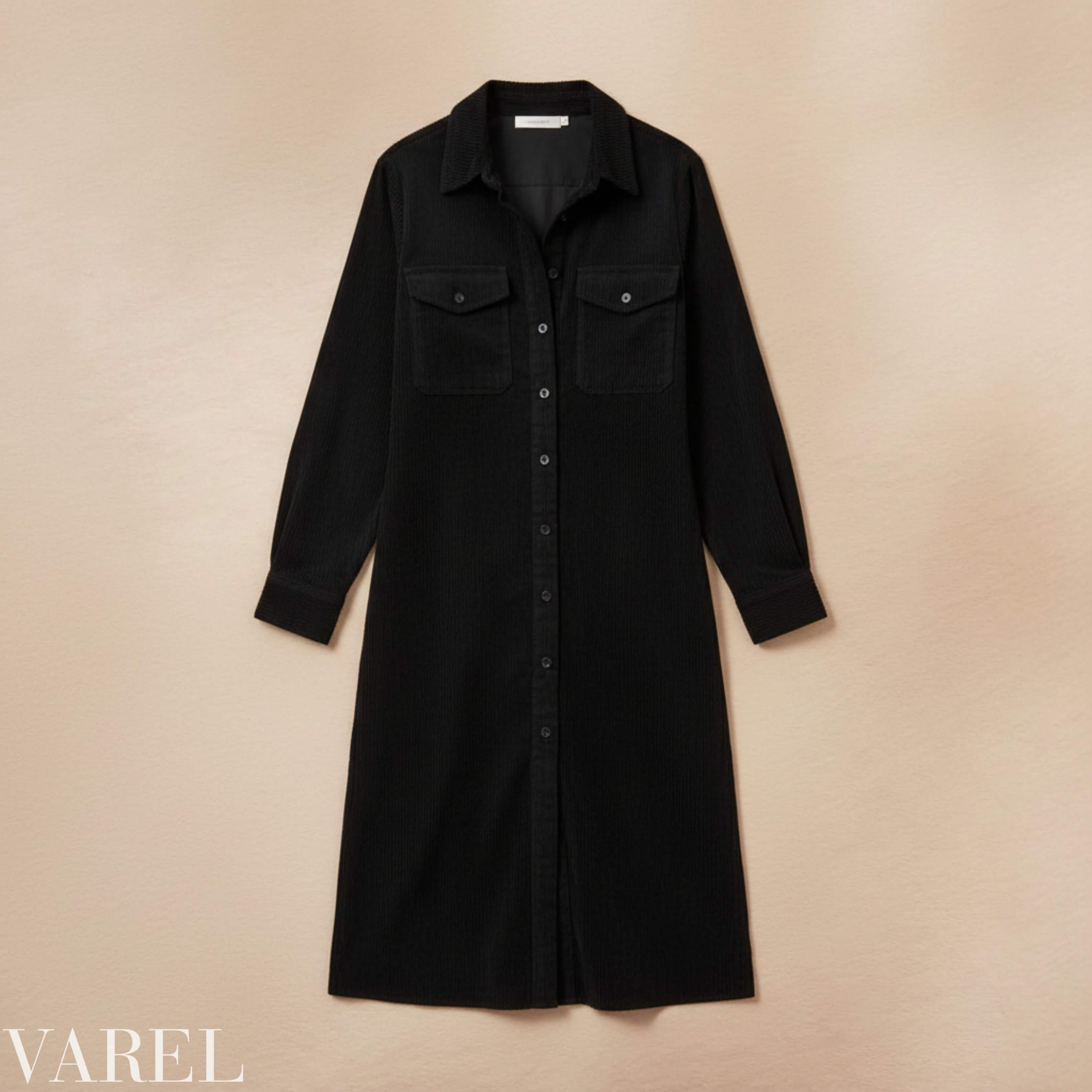 Zora - Relaxed Corduroy Midi Dress