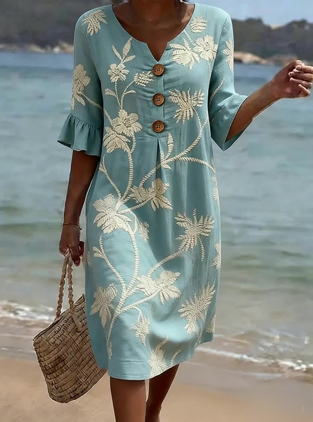 Deirdre - Casual Women's Floral Dress