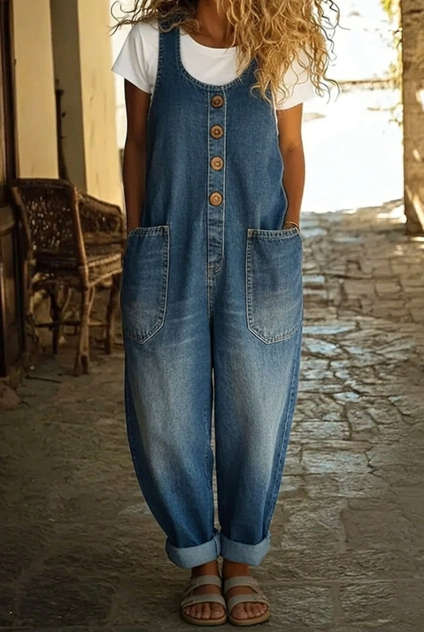 Zaria - Vintage Denim Overalls