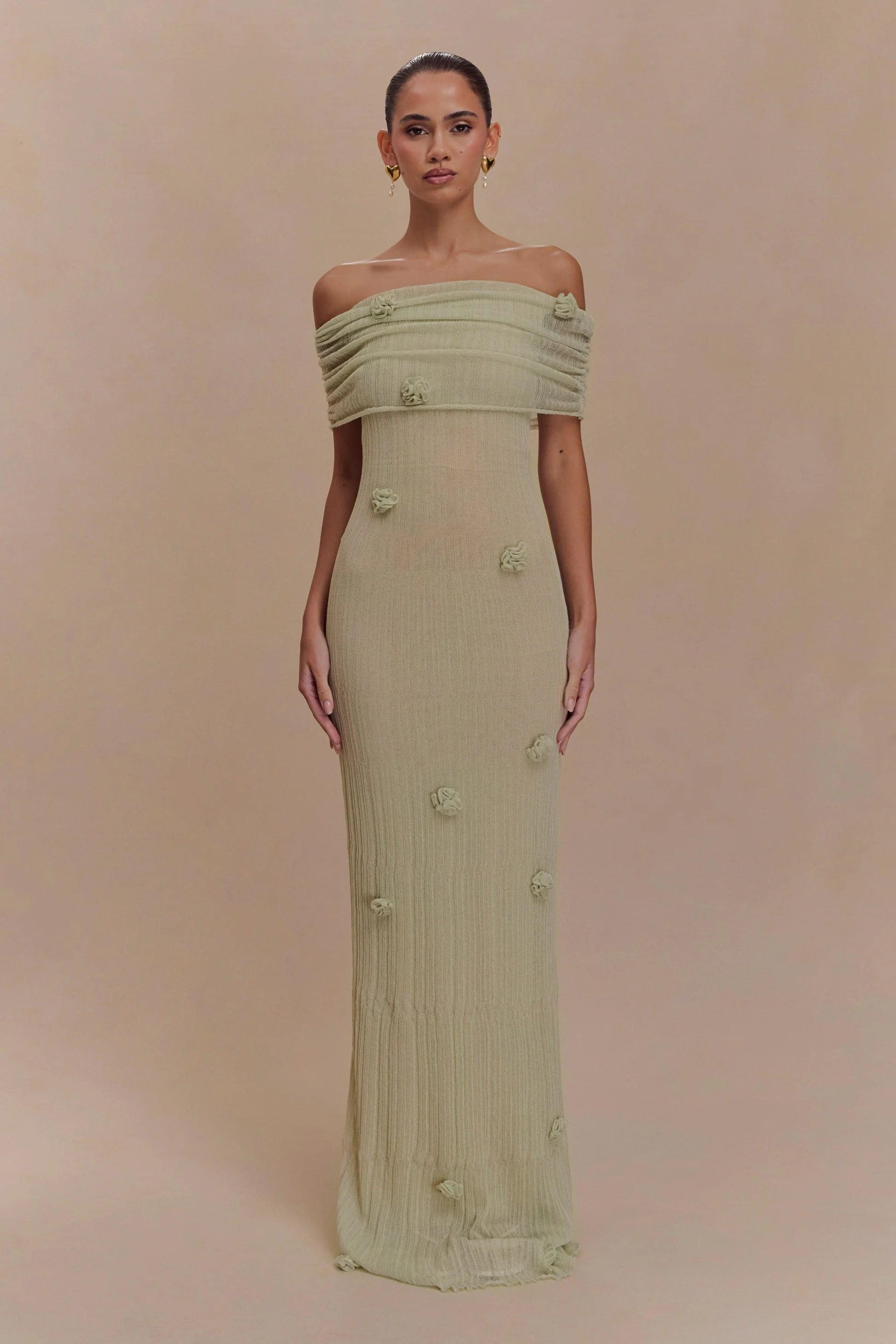 Maxi Dress in Orchid Knit