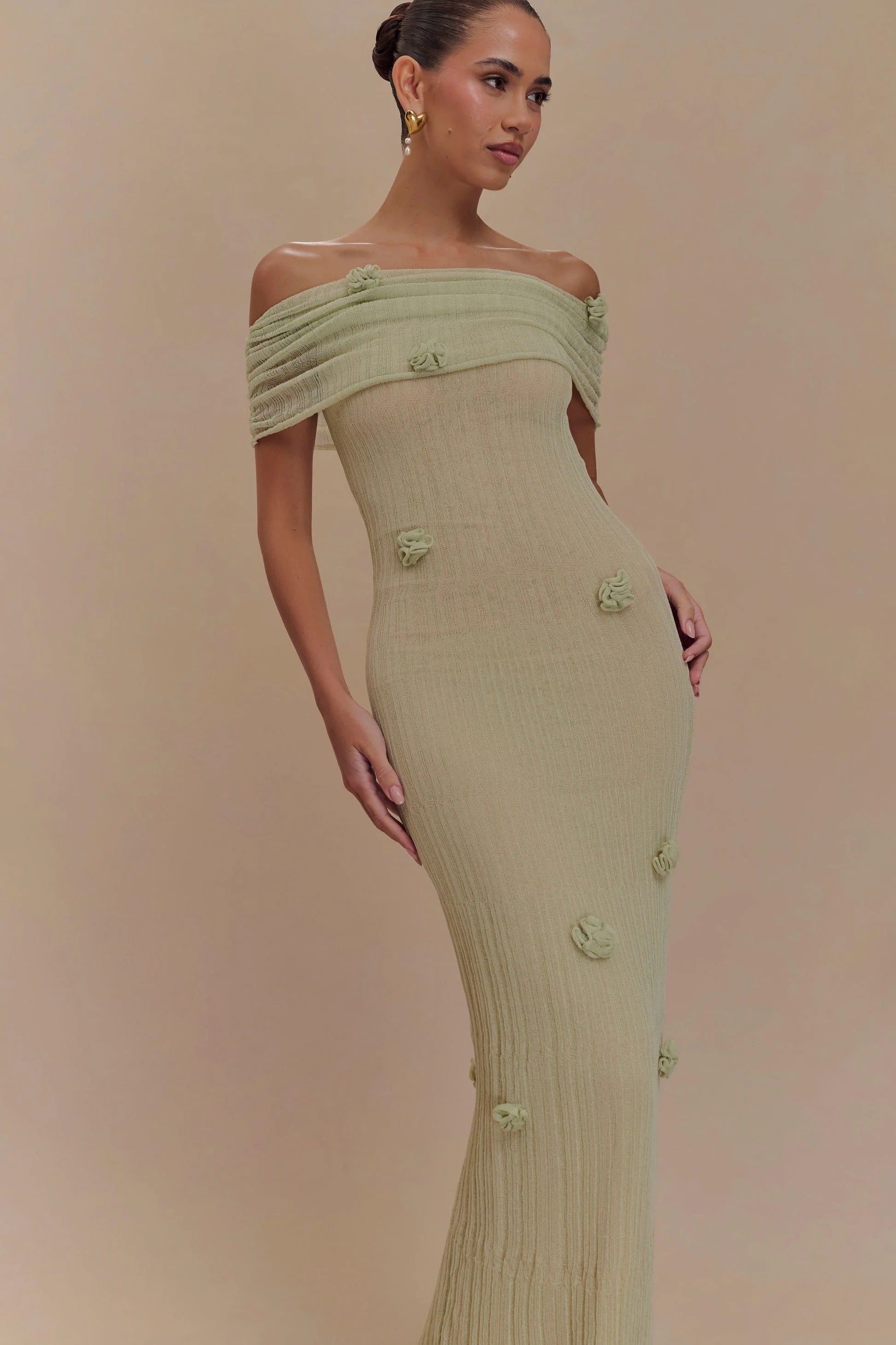 Maxi Dress in Orchid Knit