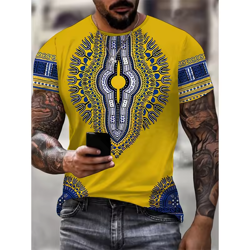 Ailill - Modern Dashiki T-Shirt