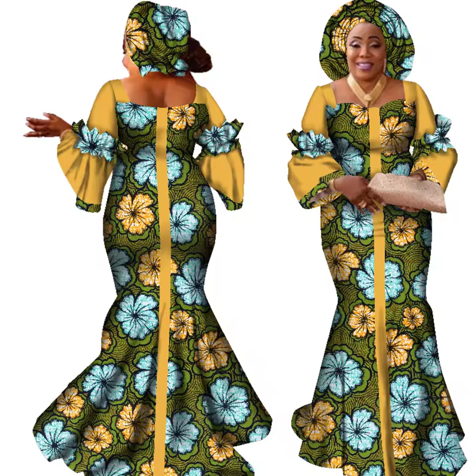 Fionnuala - Premium African Maxi Dress