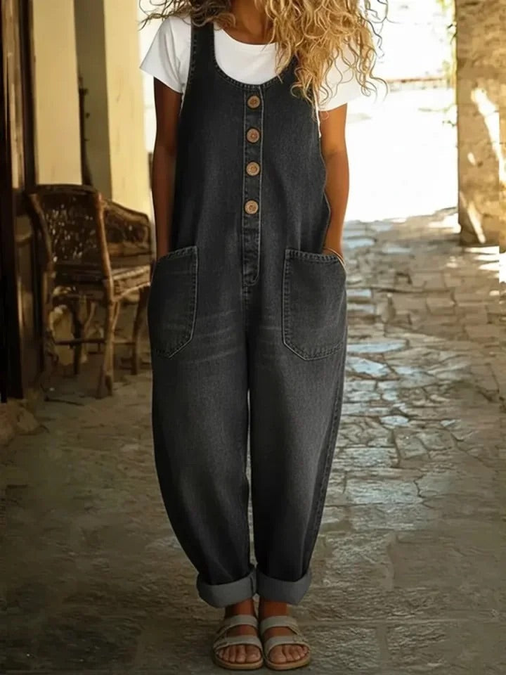 Zaria - Vintage Denim Overalls
