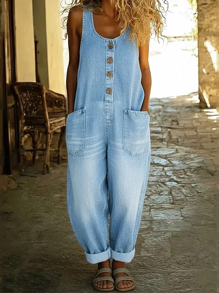 Zaria - Vintage Denim Overalls